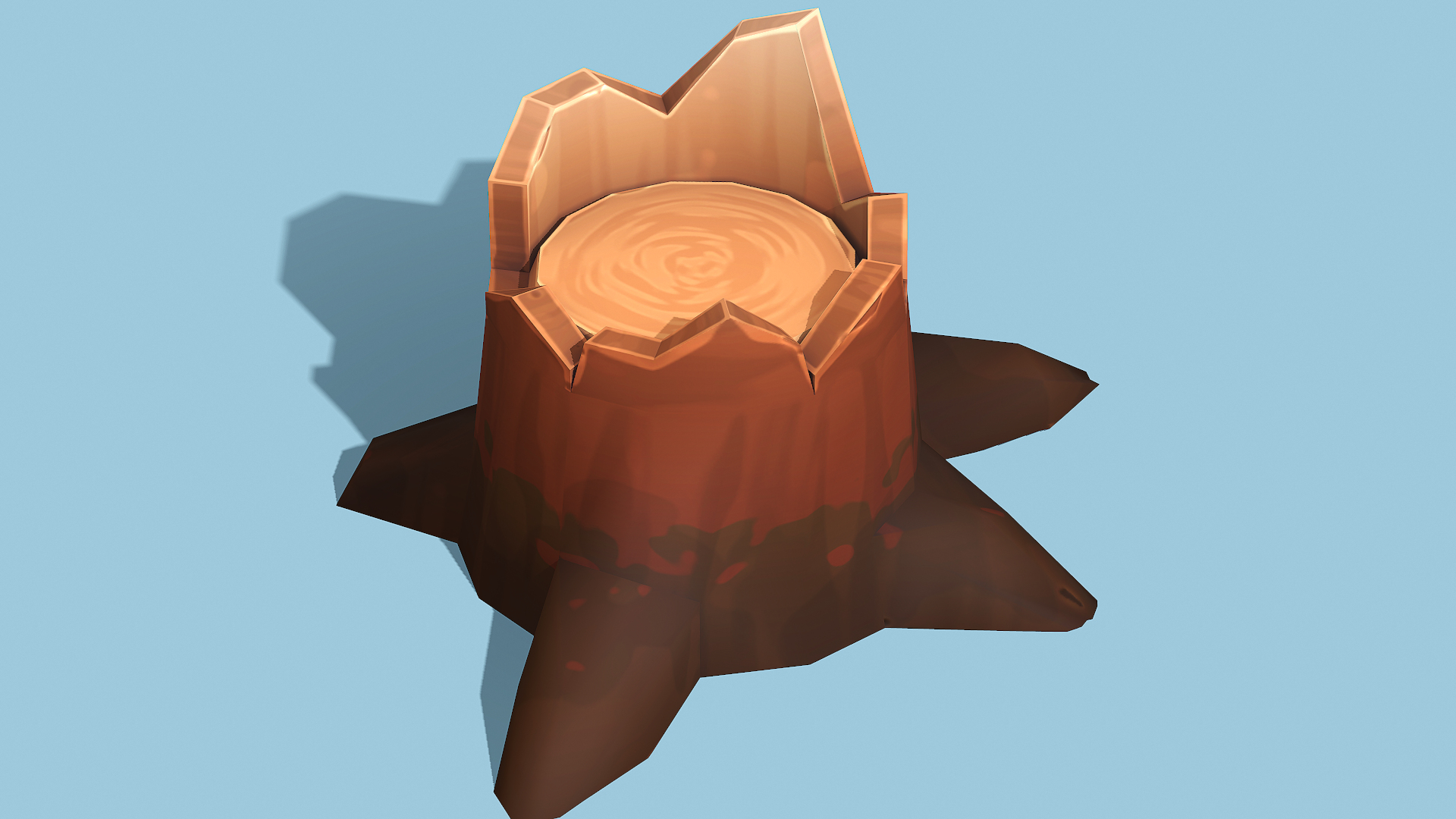 Stylized Stump Pbr Game Ready 3d Turbosquid 2049883 3060