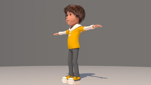 3D boy cartoon