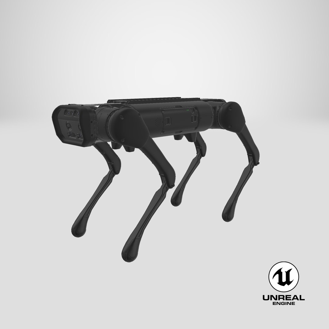 Robot Dog 3D https://p.turbosquid.com/ts-thumb/zB/uKc9IT/oA/stemcell_unreal_render/png/1687438404/1920x1080/fit_q87/afec673bb40f0a0082d79dfa824a475eb03ec0ac/stemcell_unreal_render.jpg