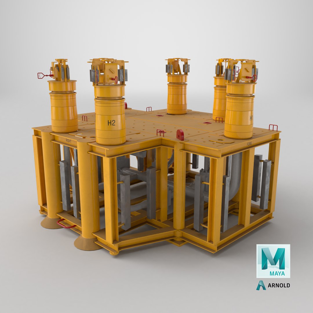 Generic Subsea 6 Hub Manifold Structure 3D model https://p.turbosquid.com/ts-thumb/zB/xZUg0Q/tm/stemcell_maya_arnold_render/png/1724317219/1920x1080/fit_q87/7bffd9ff5ece065b0dfb611a57d5130af78120f8/stemcell_maya_arnold_render.jpg