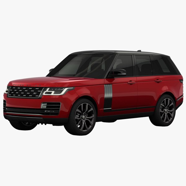 3D model land rover range svautobiography