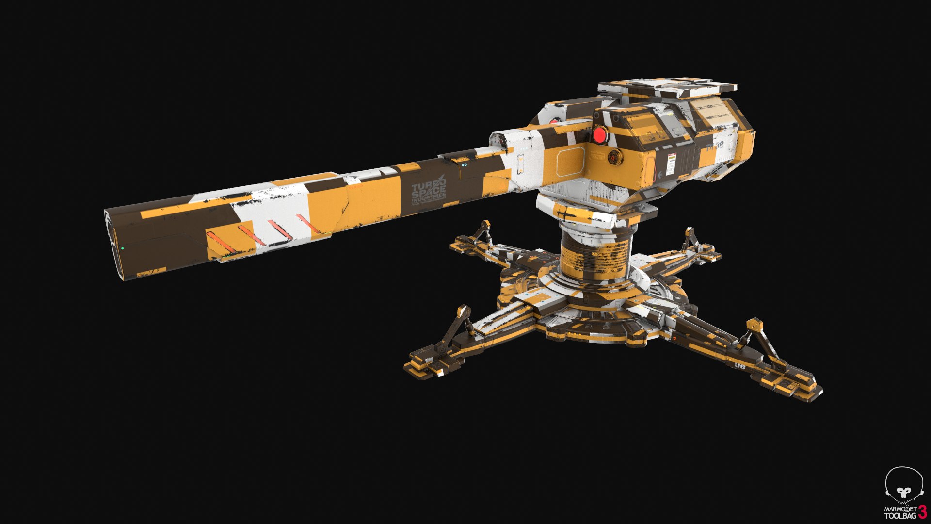 sci fi turret pbr 3D model https://p.turbosquid.com/ts-thumb/zC/4C3KDU/FXY24V1B/camo09/png/1545985756/1920x1080/fit_q87/a347c008718bf921eb58f230e70d4f9740ec00e7/camo09.jpg