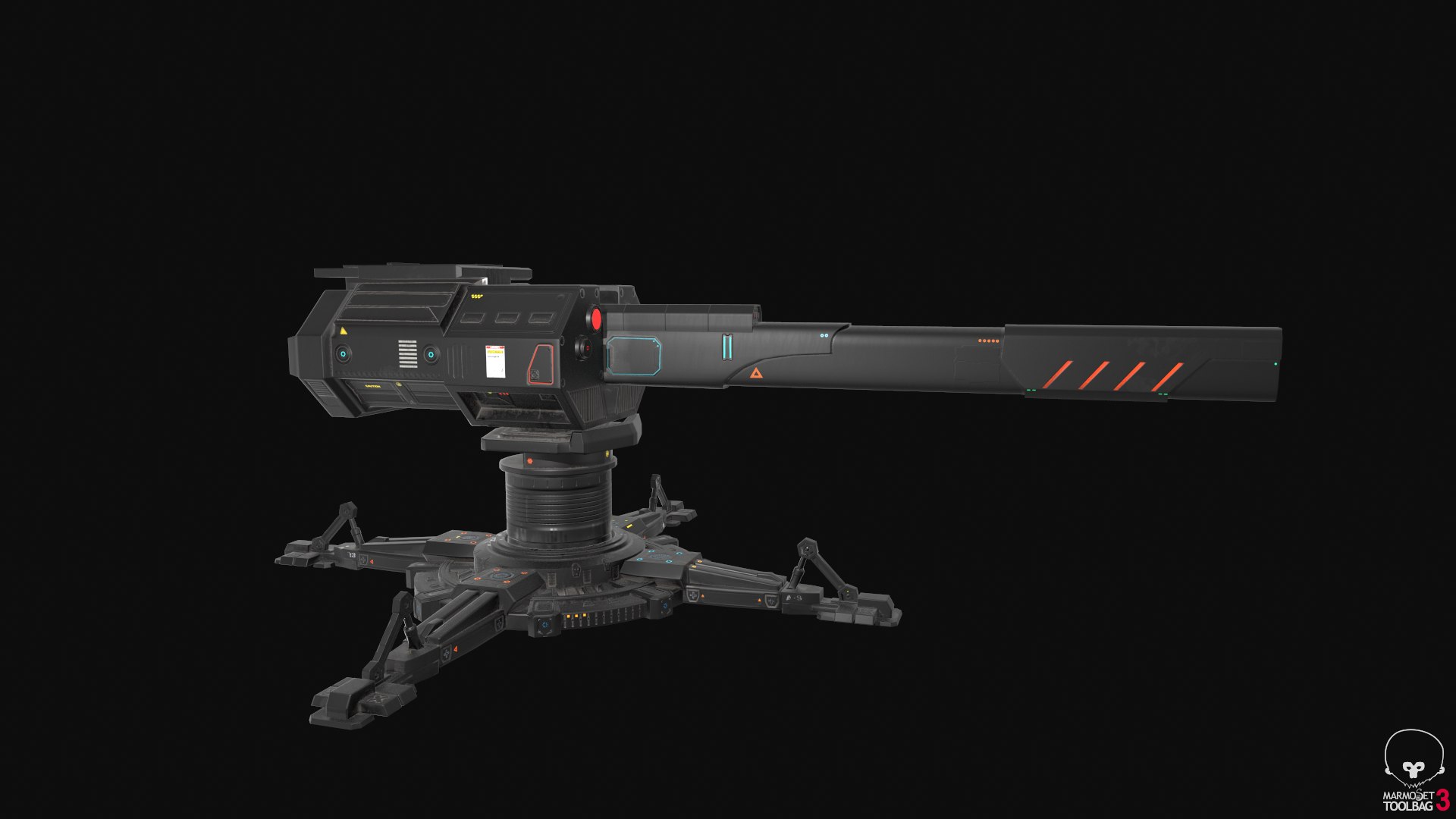 sci fi turret pbr 3D model https://p.turbosquid.com/ts-thumb/zC/4C3KDU/Hxij34PY/moreimages2/png/1545991900/1920x1080/fit_q87/52b08e9b08d5bb99f9a3ee4094fa5510369db3c1/moreimages2.jpg