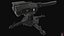 sci fi turret pbr 3D model
