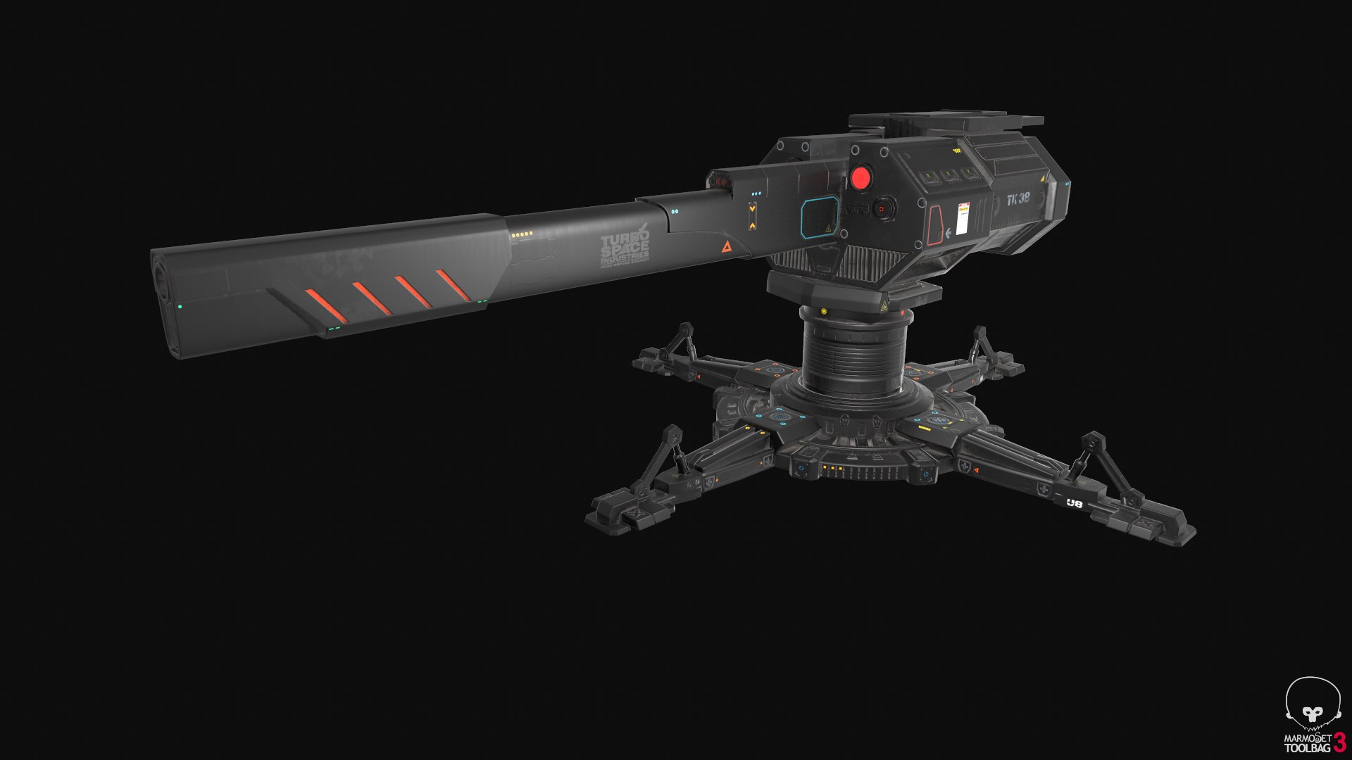 sci fi turret pbr 3D model https://p.turbosquid.com/ts-thumb/zC/4C3KDU/OglwcwB6/moreimages1/png/1545991900/1920x1080/fit_q87/db7c116db26e7da1d23950b938cdbde9829dba12/moreimages1.jpg
