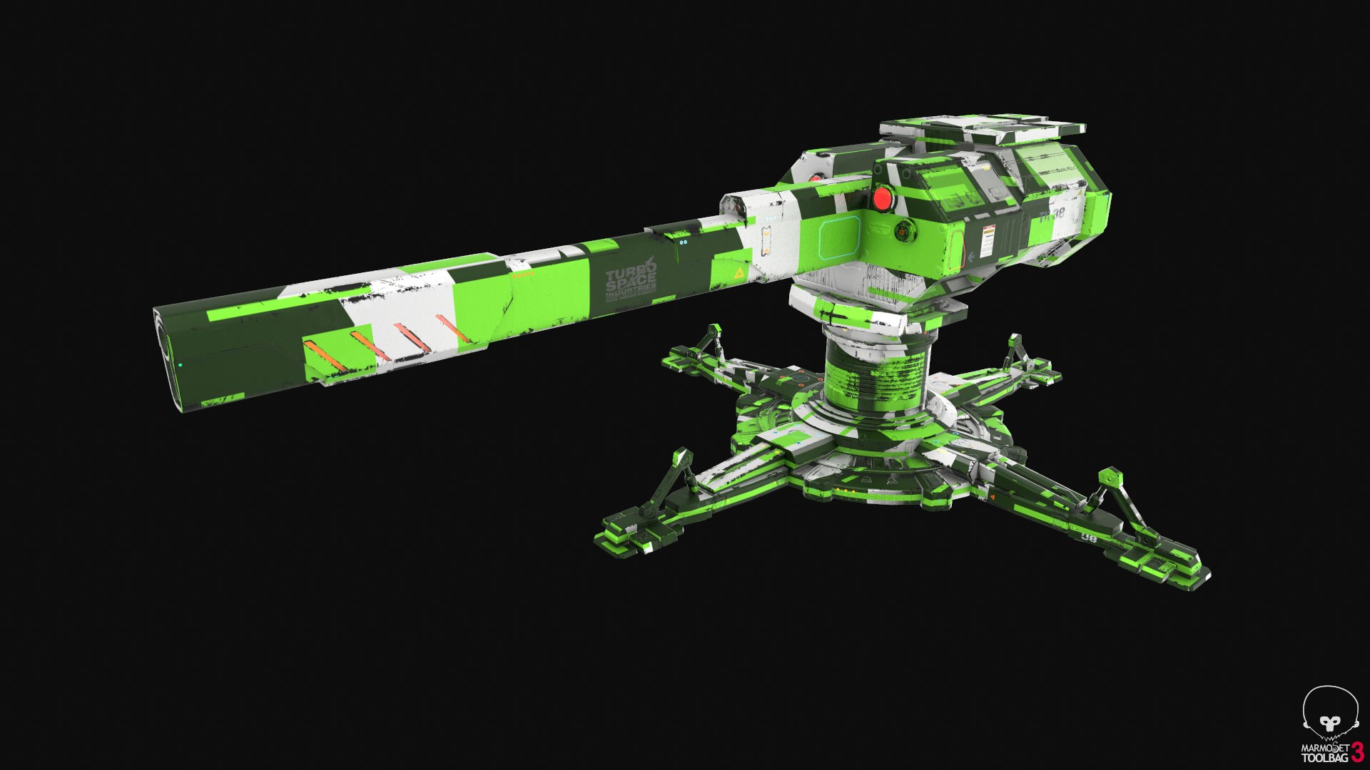 sci fi turret pbr 3D model https://p.turbosquid.com/ts-thumb/zC/4C3KDU/p31ffoPX/camo07/png/1545985756/1920x1080/fit_q87/e336a3a5579d8ce6fb4b451d5be6b83f8a4b1dfe/camo07.jpg
