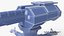 sci fi turret pbr 3D model
