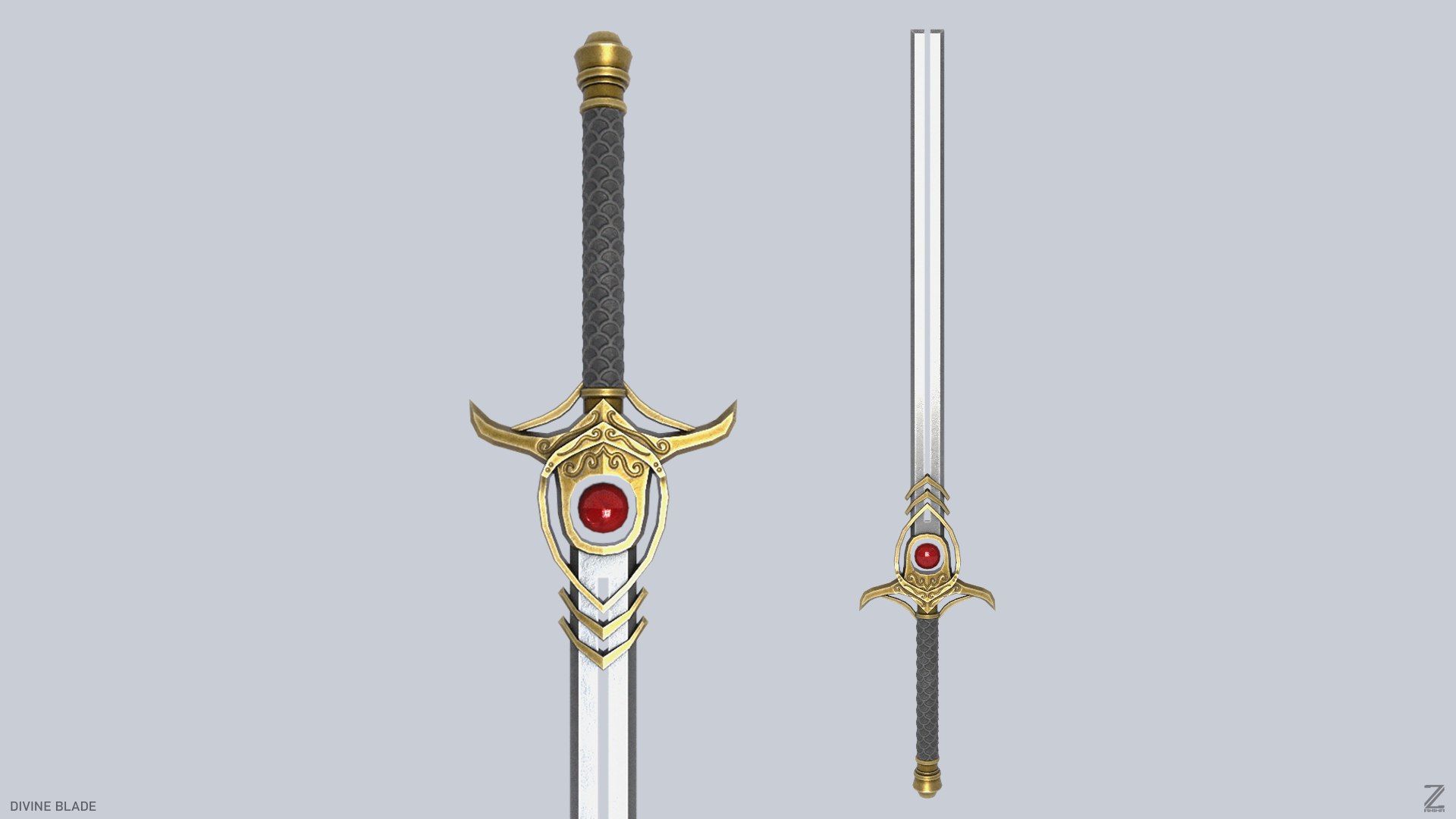 3D Divine Blade - TurboSquid 2385032