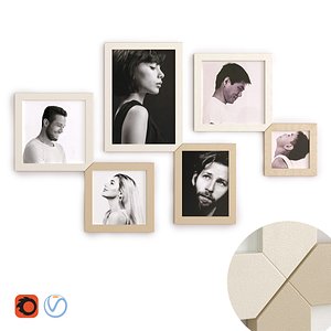 lago frameet picture frames 3D model