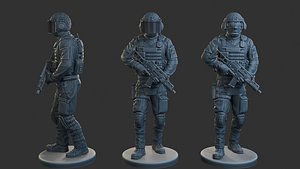 Tactical Gear GSG 9 TG1 001 3D model