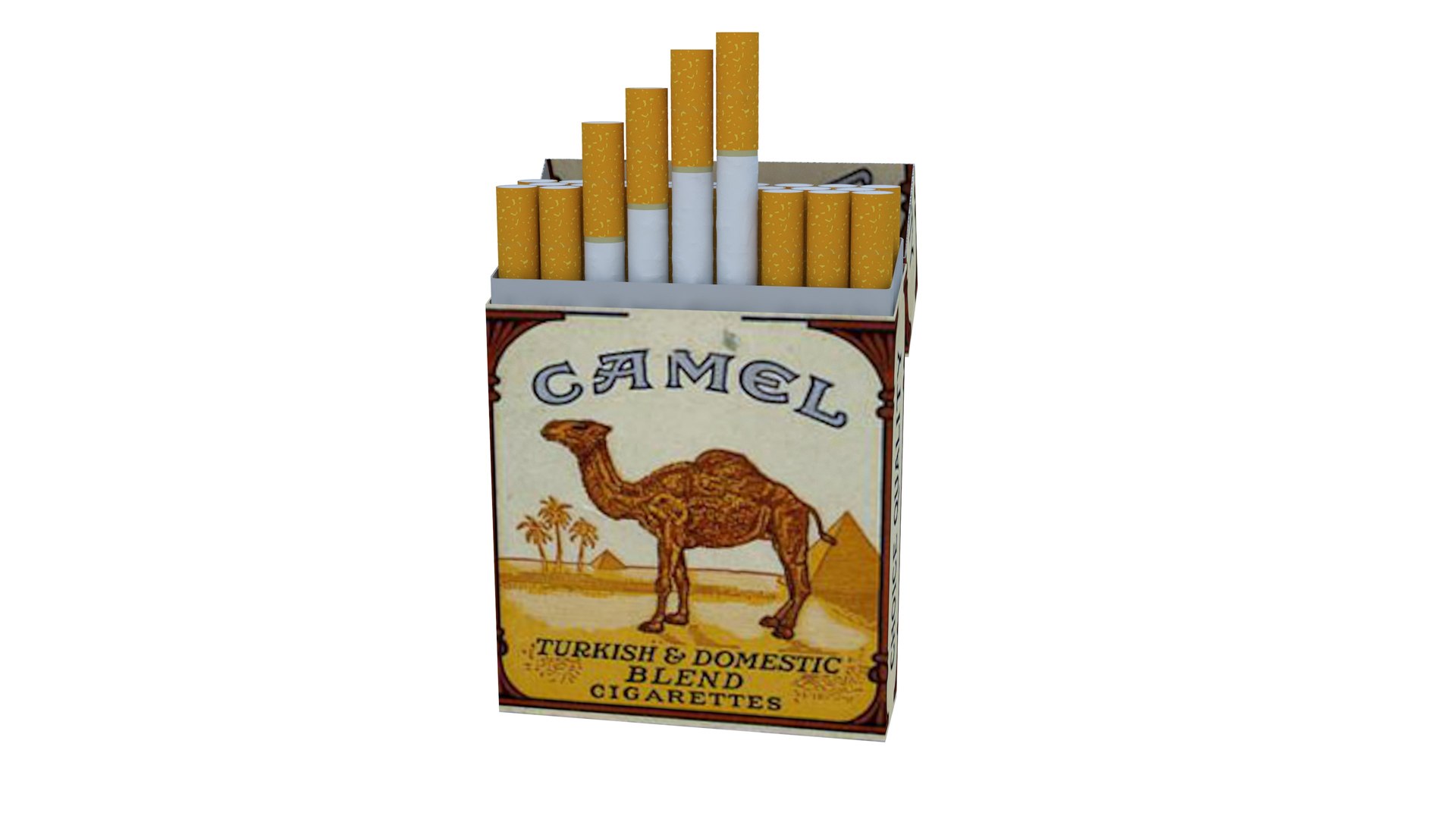 cartoon cigarette pack Package of Cigarettes | #R101042
