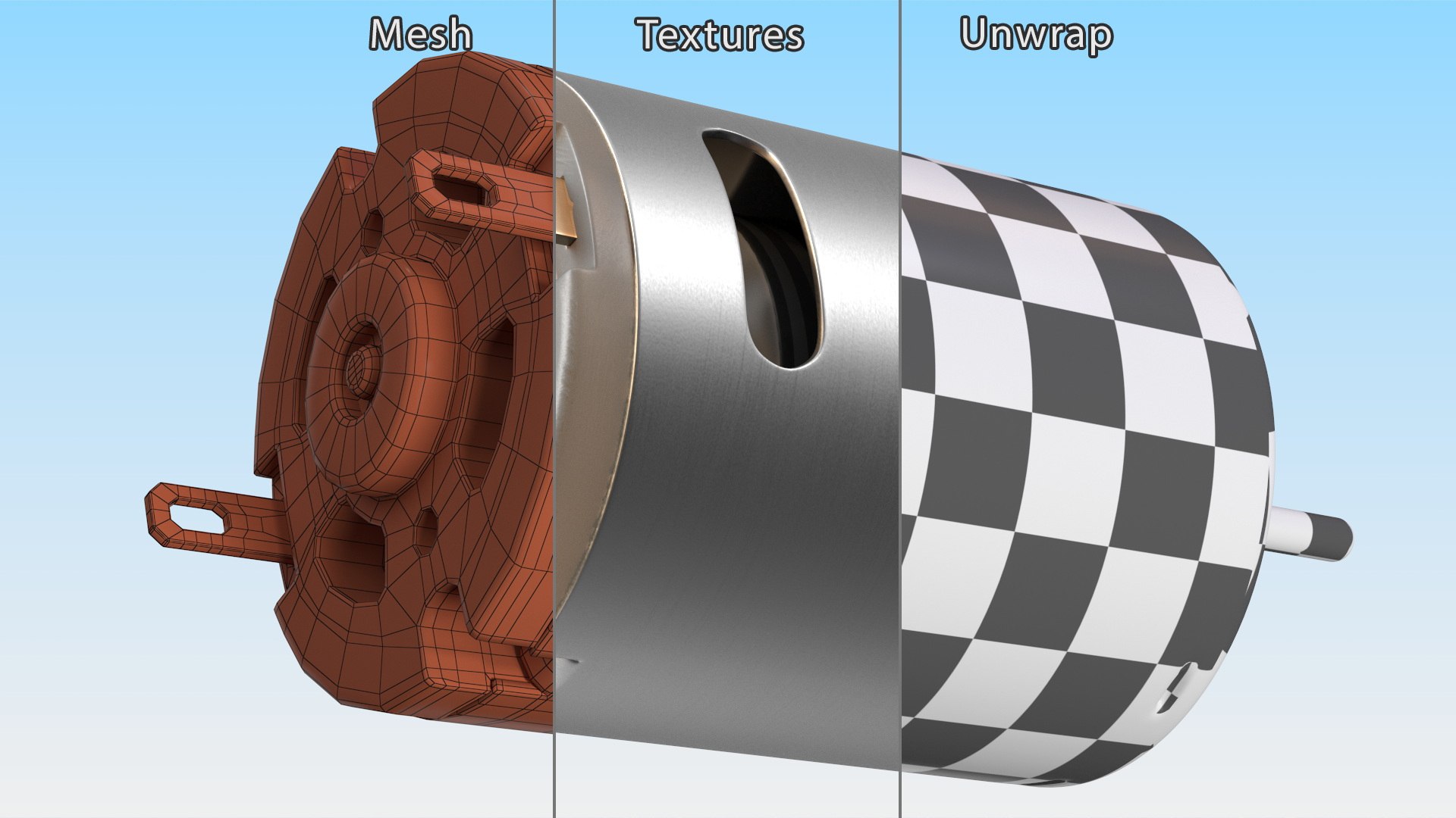 3D Electric Motor https://p.turbosquid.com/ts-thumb/zC/KBvyUO/fH/electricmotor3dsmodel012/jpg/1705493770/1920x1080/fit_q87/4c0918d68c8aa88361ed122840051d7d665e9d7a/electricmotor3dsmodel012.jpg