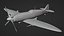 Supermarine Spitfire - Blender - Rigged and Texture Baked 3D model