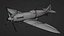 Supermarine Spitfire - Blender - Rigged and Texture Baked 3D model
