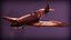 Supermarine Spitfire - Blender - Rigged and Texture Baked 3D model