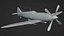 Supermarine Spitfire - Blender - Rigged and Texture Baked 3D model