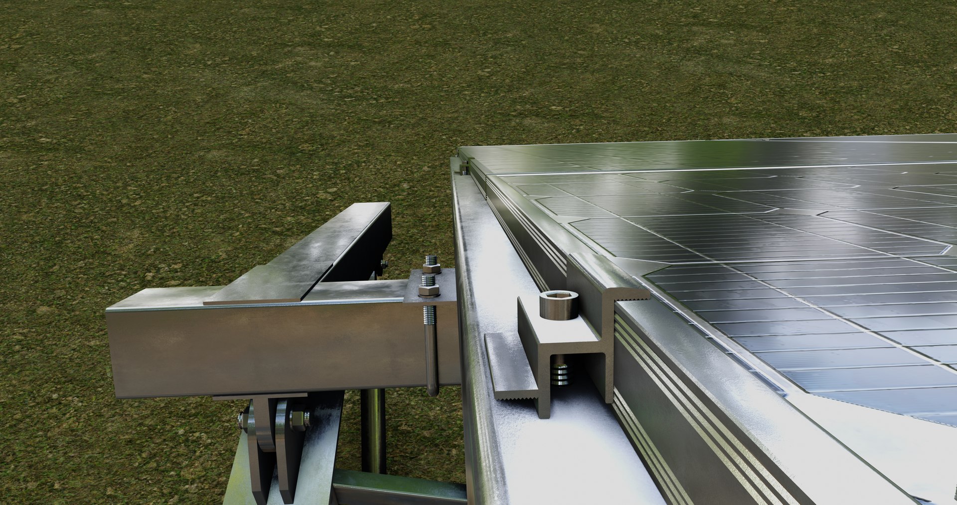3D Model Manual Tracker Solar Energy Structure Type-3 - TurboSquid 2221294