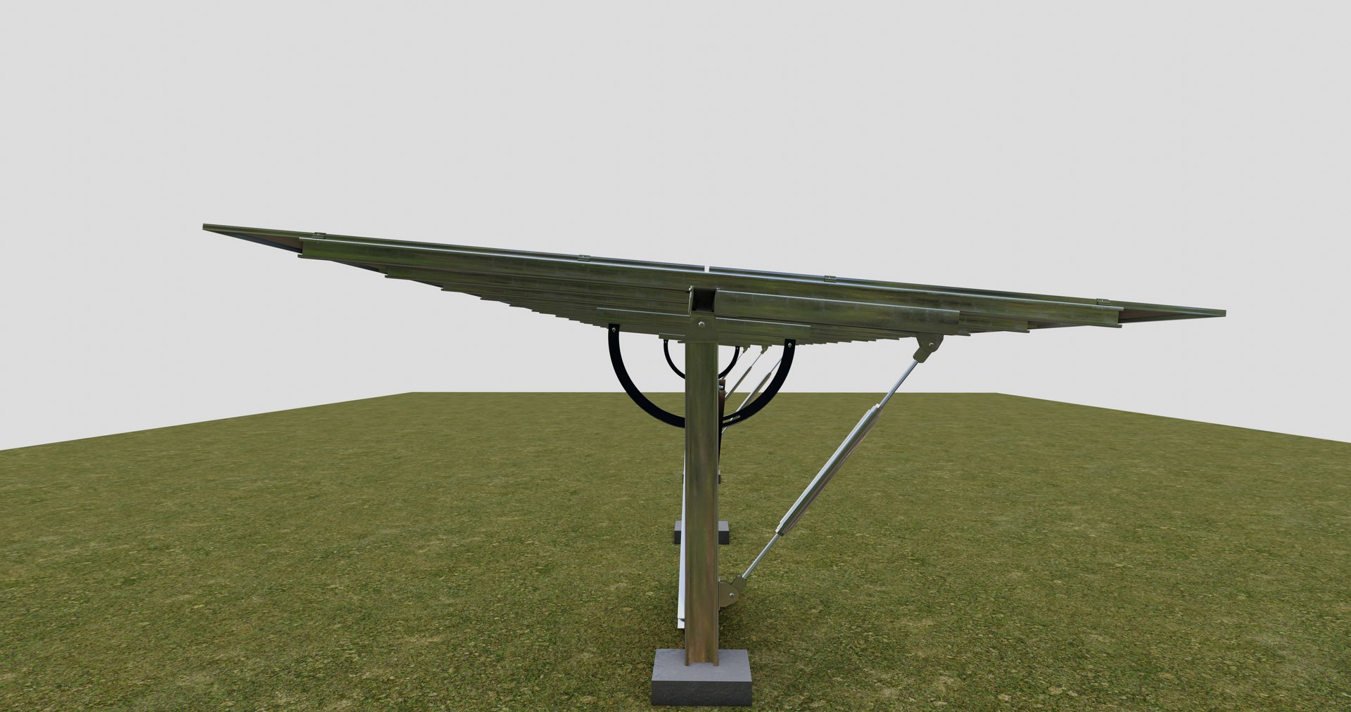 3D Model Manual Tracker Solar Energy Structure Type-3 - TurboSquid 2221294