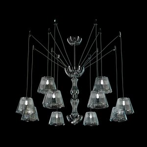 3D chandelier italamp adria lamp
