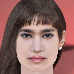 Sofia Boutella Head - No Hair - Low poly head for game