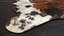 Cowhide Rug Light Brown and White Fur