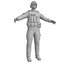 SWAT Soldier 1 LOD2 Rigged