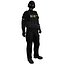 SWAT Soldier 1 LOD2 Rigged