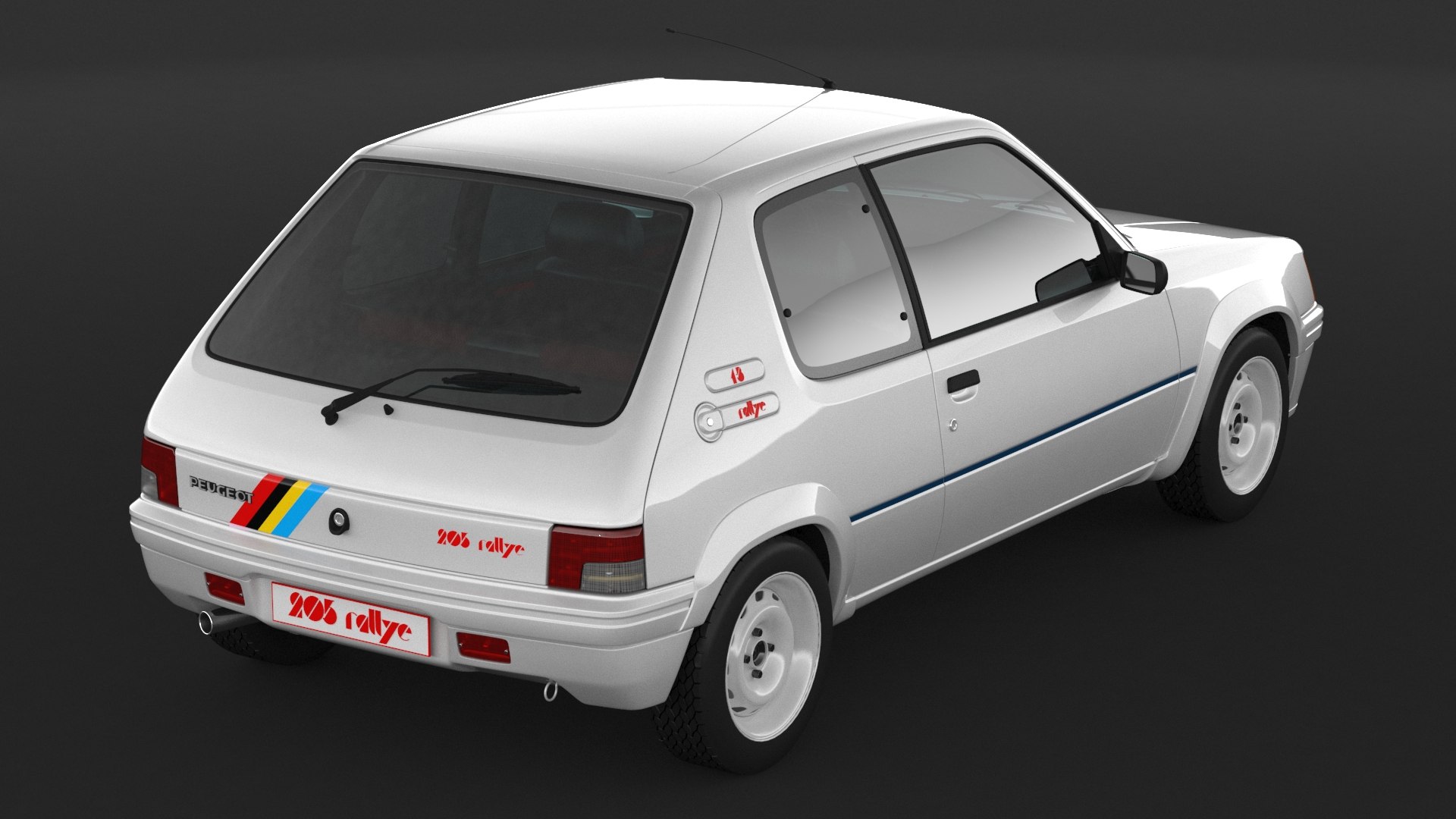 Peugeot 205 RALLYE model https://p.turbosquid.com/ts-thumb/zC/qbXSV9/T7/rr_0006/jpg/1665671314/1920x1080/fit_q87/08e3ccf042ace8479aa2014621c4fd740b435129/rr_0006.jpg