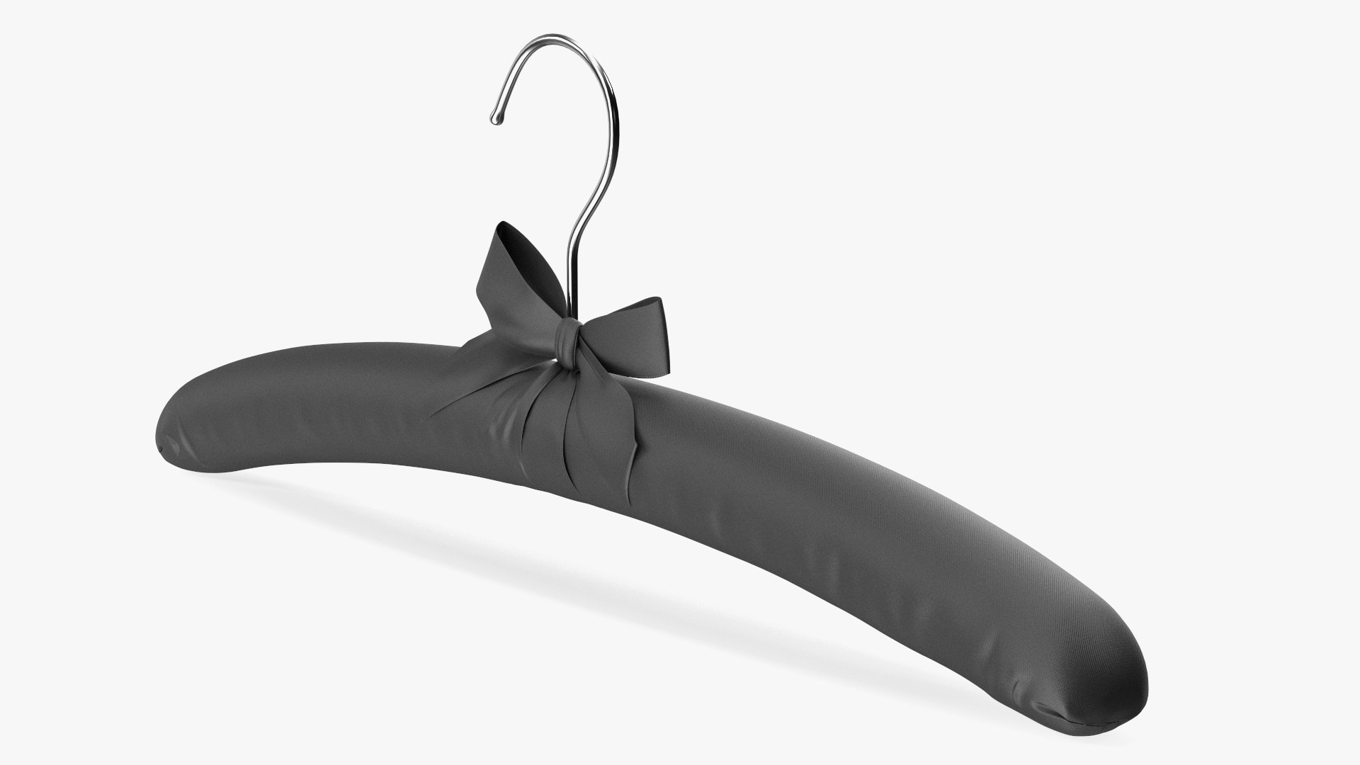 Soft Satin Rack Black 3D model preview