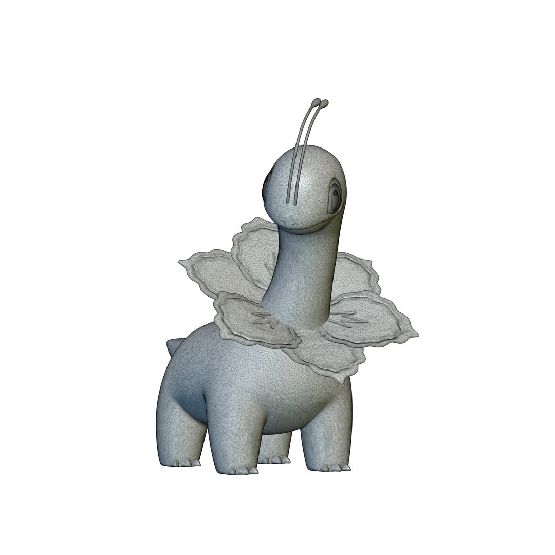 Pokemon Meganium 154 - Optimized For 3D Printing 3D Model - TurboSquid ...