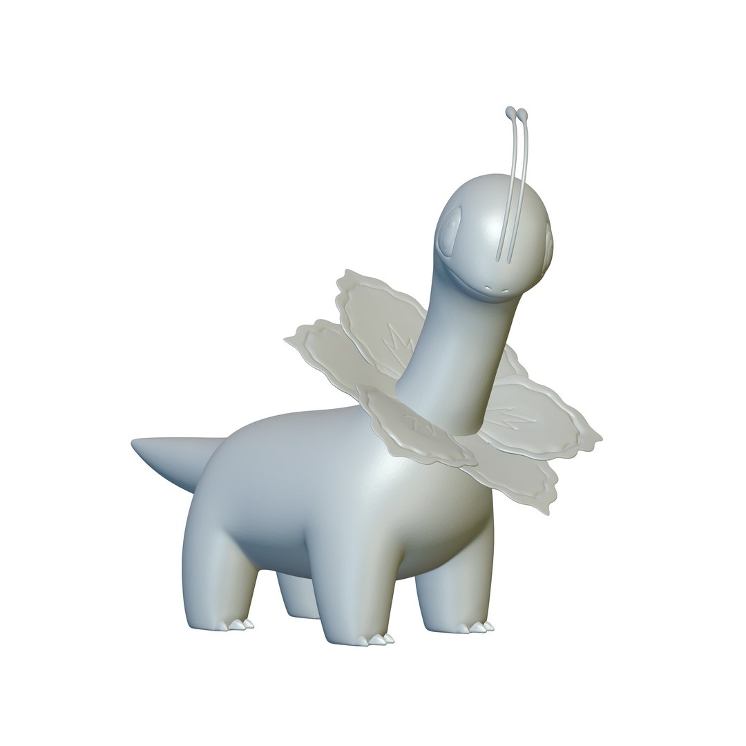Pokemon Meganium 154 - Optimized For 3D Printing 3D Model - TurboSquid ...