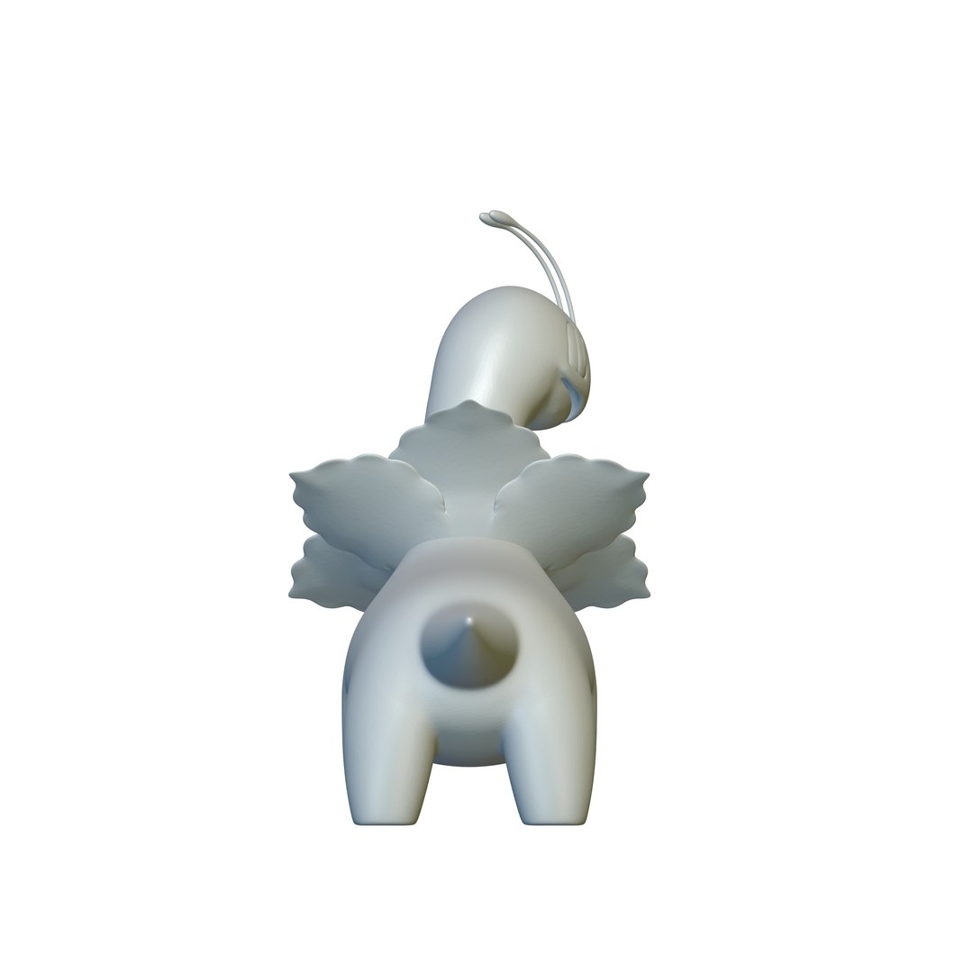 Pokemon Meganium 154 - Optimized For 3D Printing 3D Model - TurboSquid ...