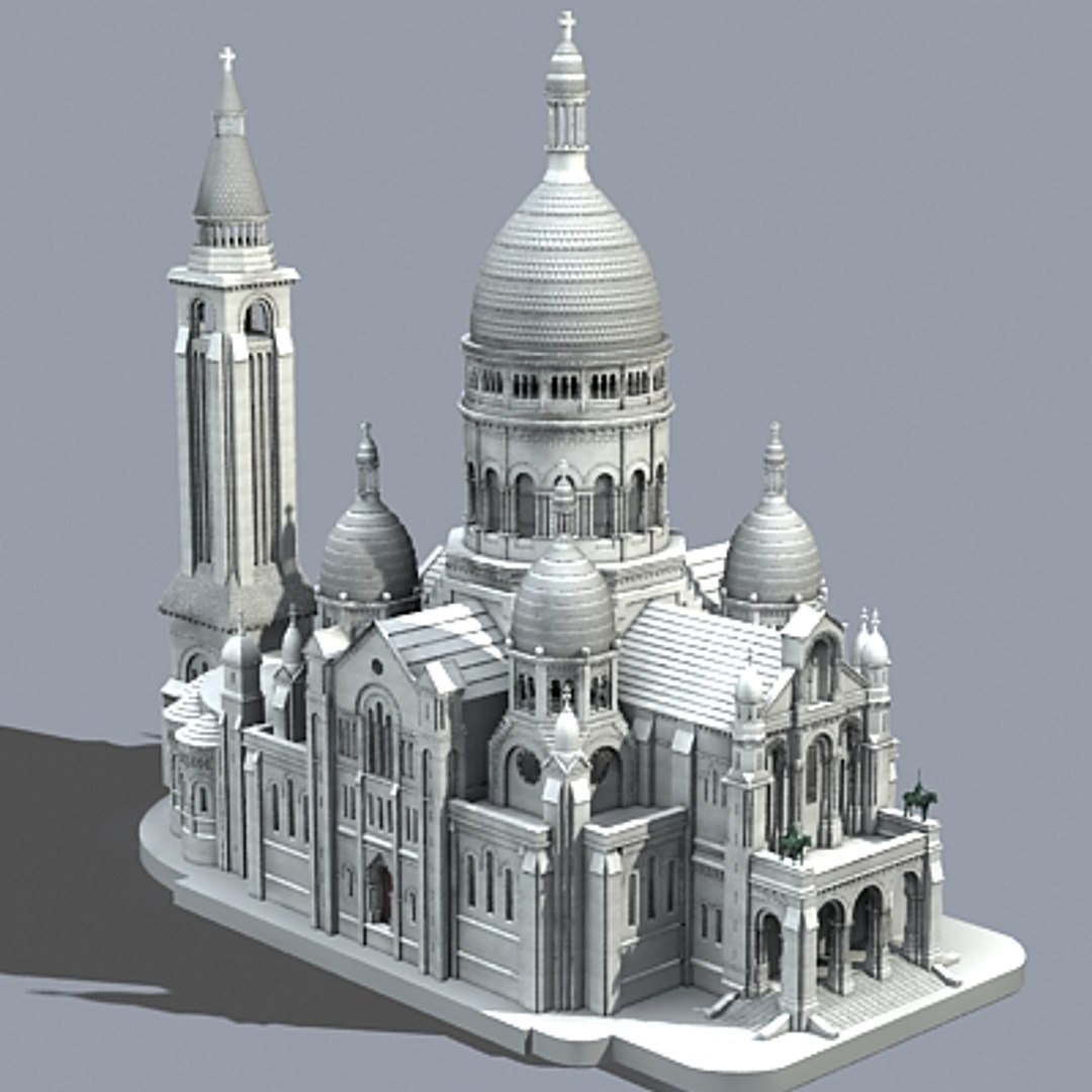 3d model of montmatre