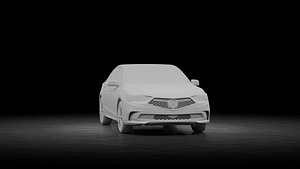 3D Acura RLX Sport 2017 model