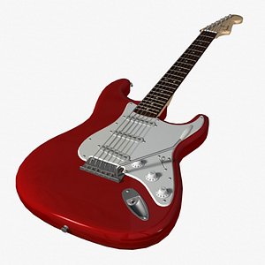 3d fender stratocaster
