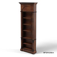 HABERSHAM 23-3432 classic traditional cupboard bookcase etagere