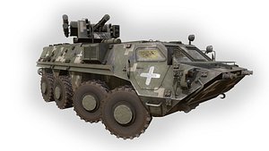 3D BTR-4E  model