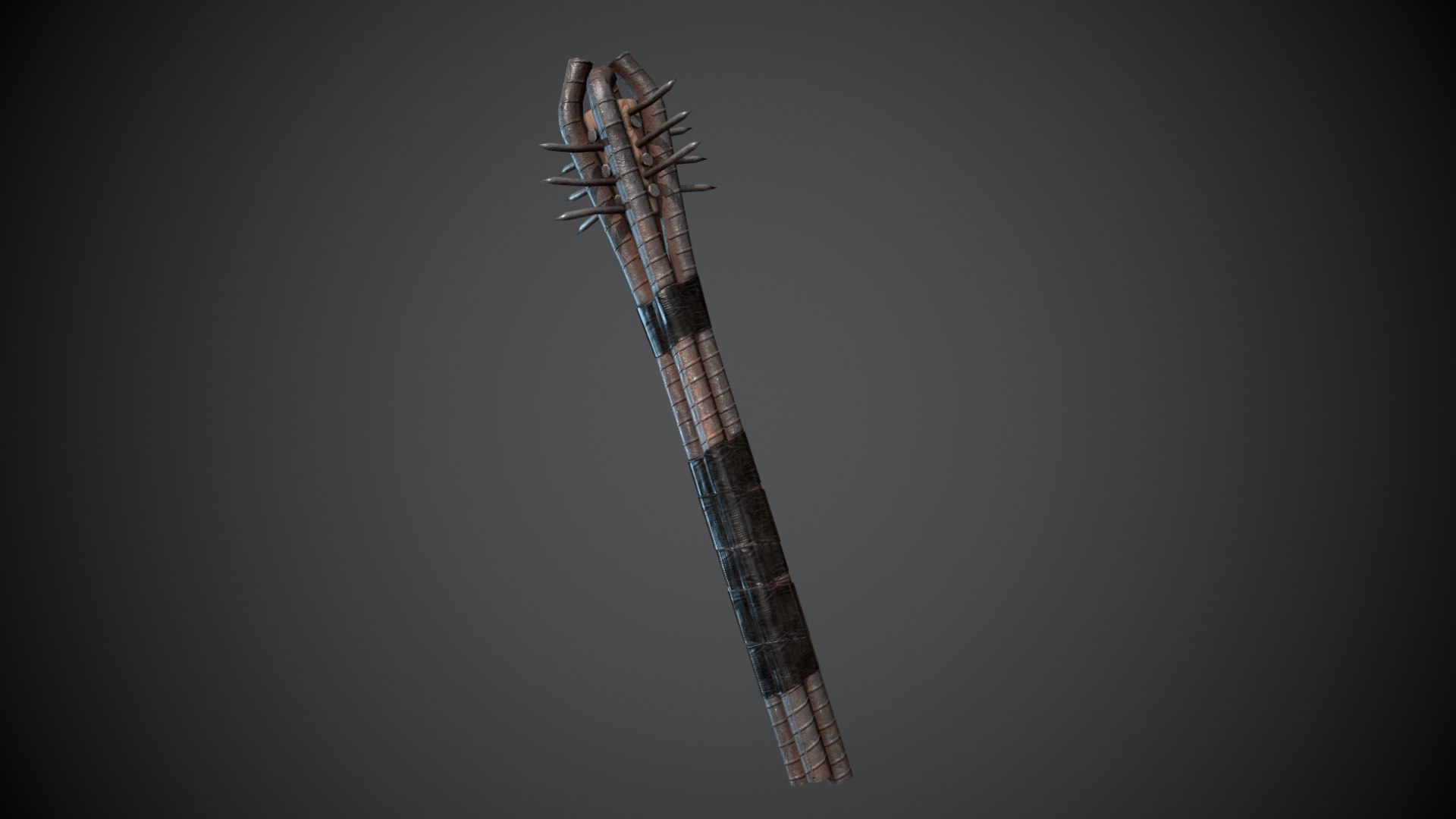 3D Spiked Rebar Melee Weapon model TurboSquid 1736451