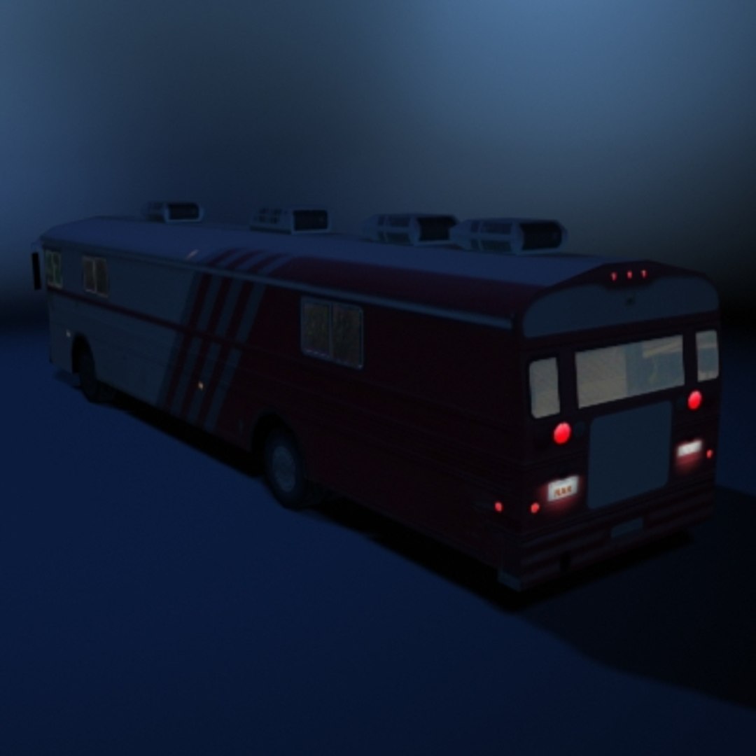3d Medical Bloodmobile Model