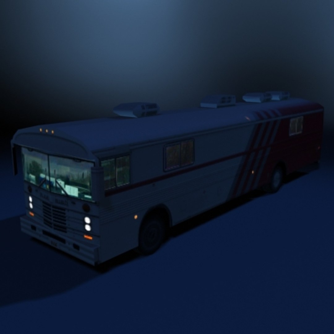 3d Medical Bloodmobile Model