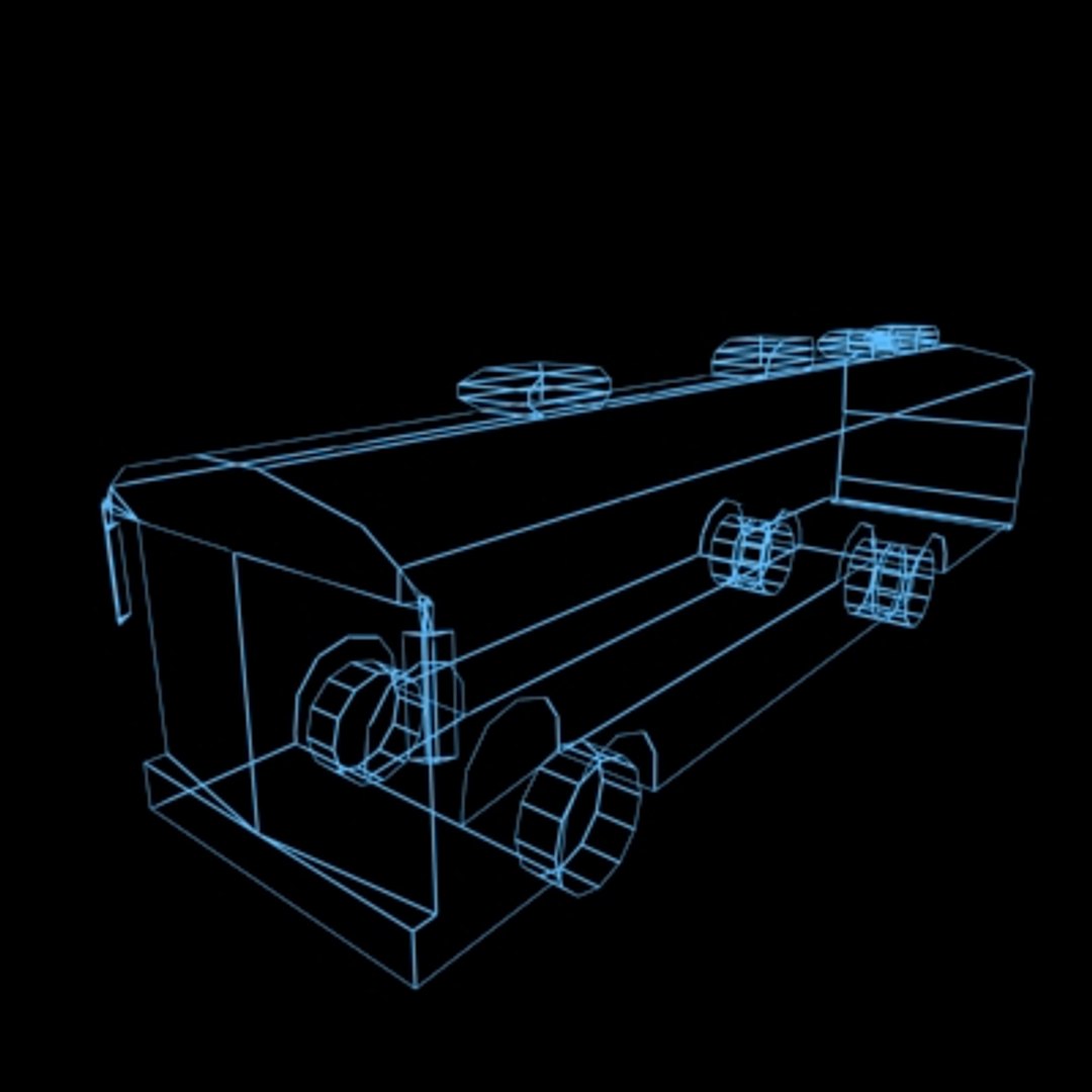 3d Medical Bloodmobile Model
