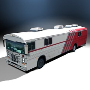 3d medical bloodmobile model