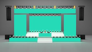 3D Concert Stage