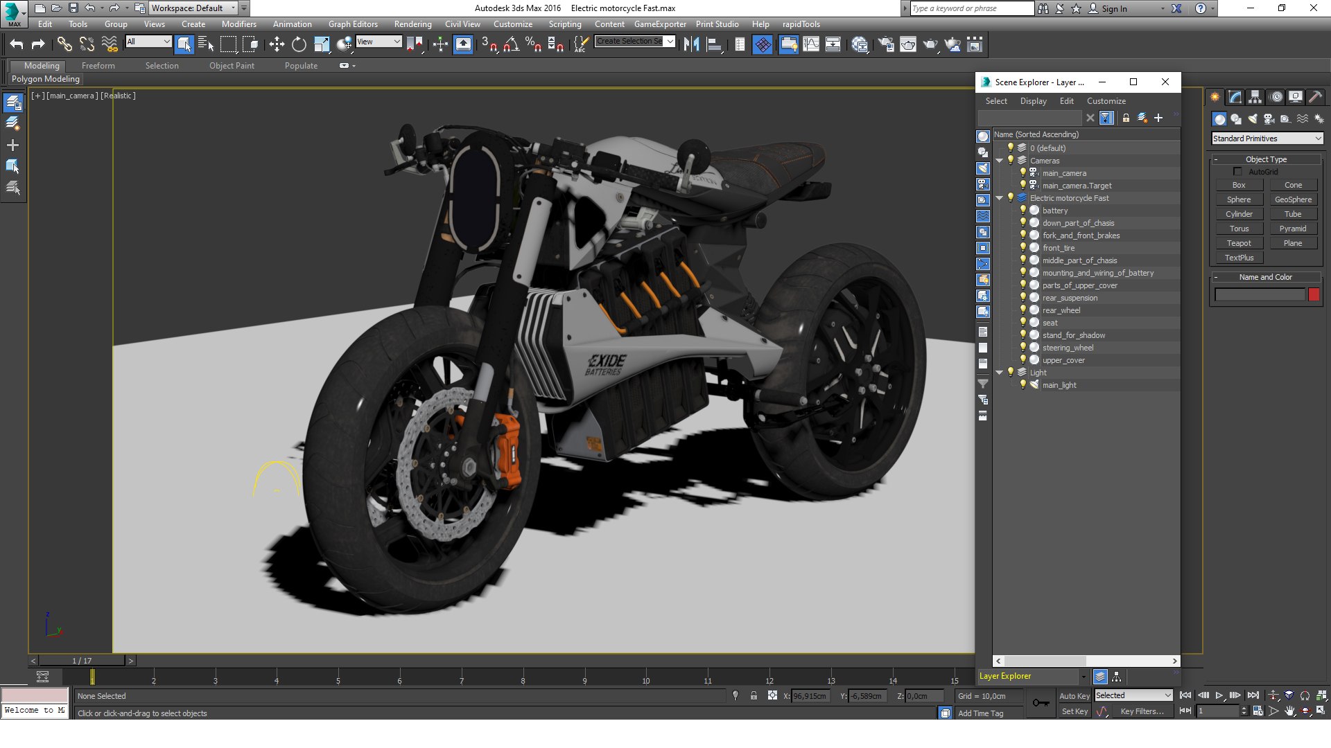 3D Model Electric Motorcycle Fast - TurboSquid 2067050