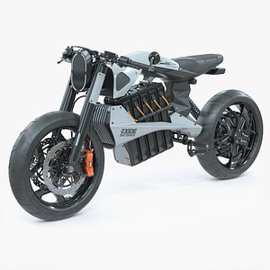 3D model Electric motorcycle Fast