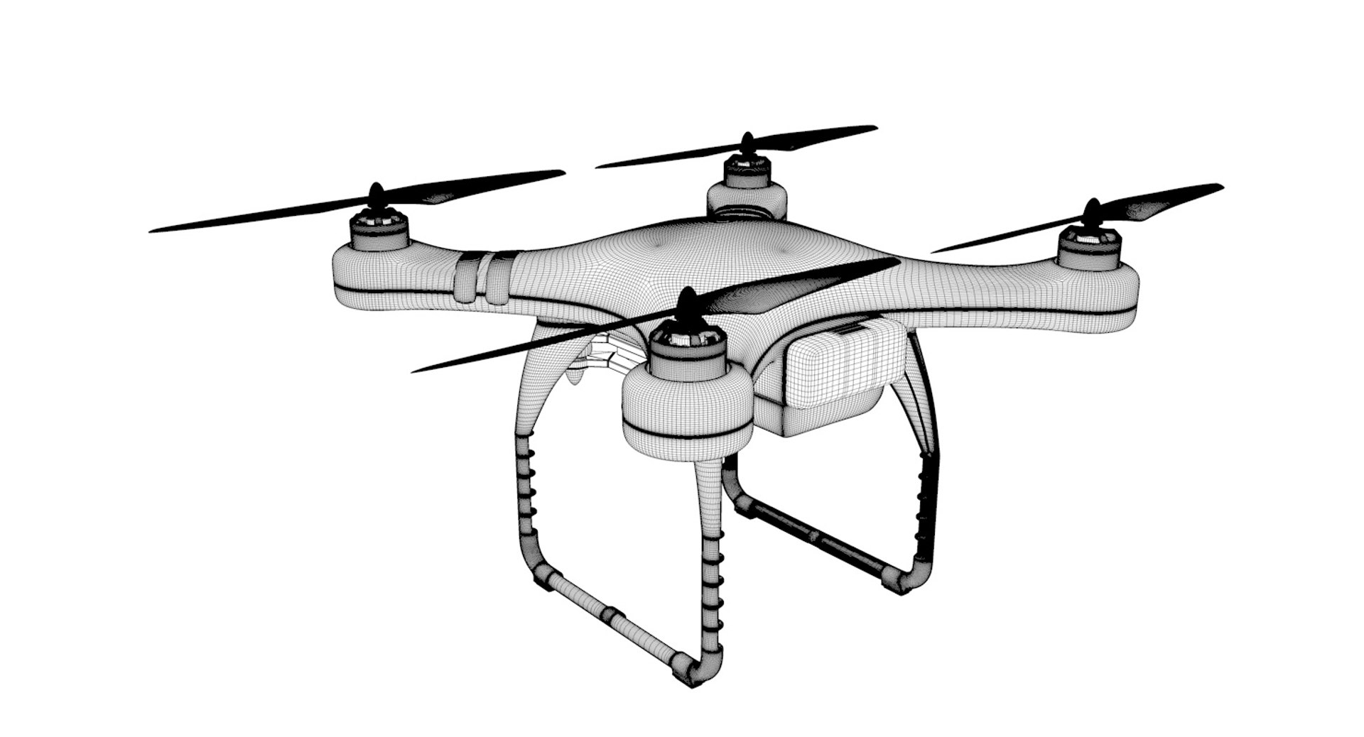 Dji Phantom 3D Model - TurboSquid 1427209