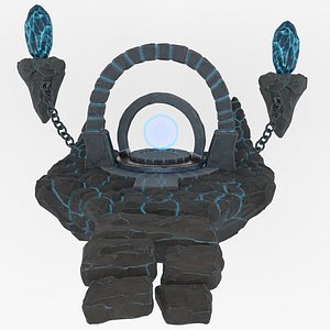 altar stylized 3D model