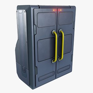 Sci-Fi Container 3D model