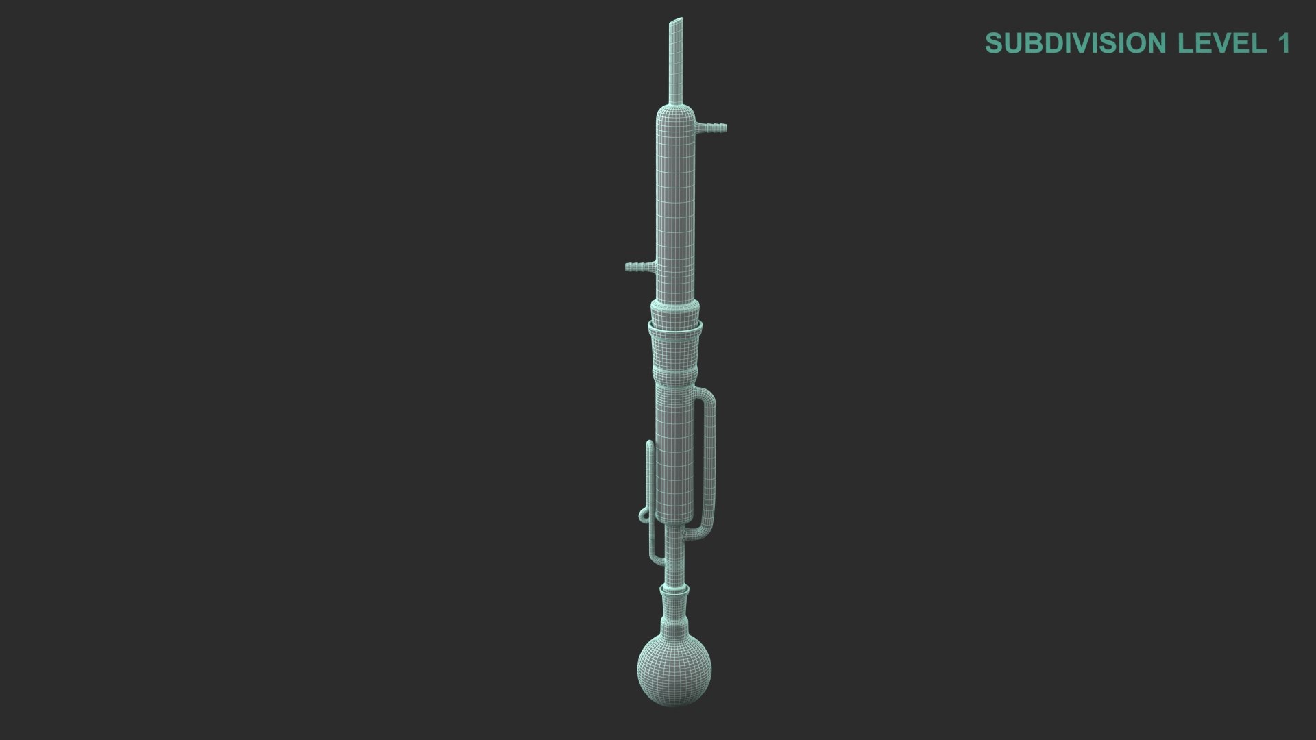 Soxhlet Extractor 3D model https://p.turbosquid.com/ts-thumb/zD/LwxnZ4/HF/wireframe0005/jpg/1642053154/1920x1080/fit_q87/5065041413a3f31b2b3a4bacd0d5e71452a4d18b/wireframe0005.jpg