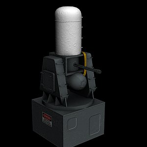 CIWS Phalanx (Game/Low Poly)